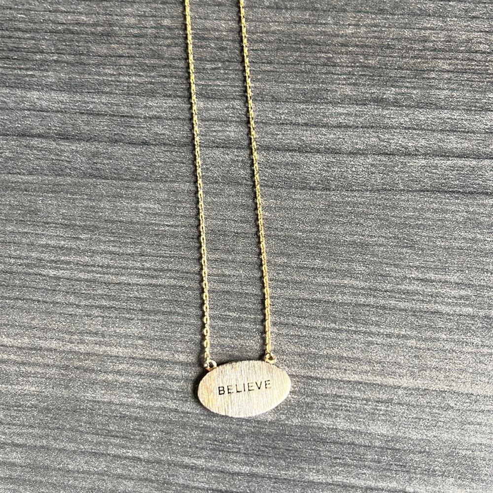 Believe necklace